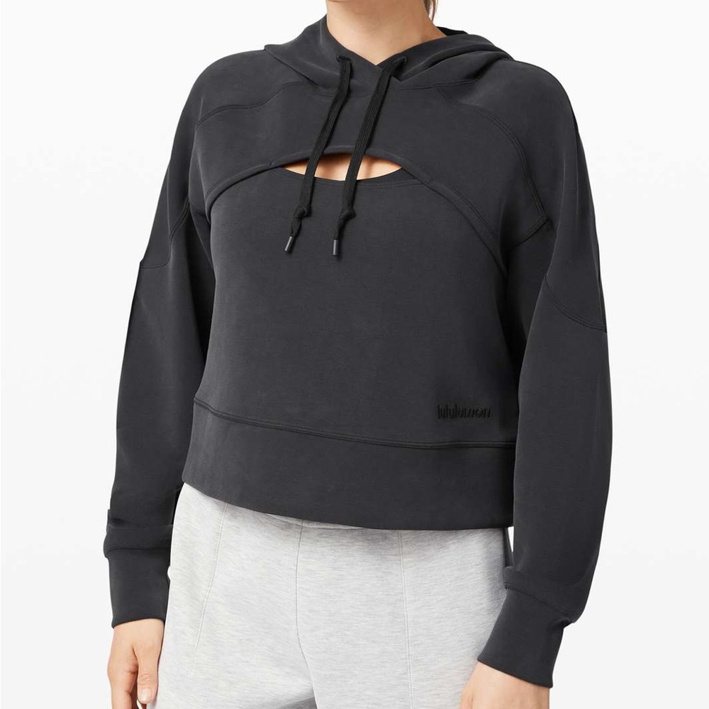 Lululemon Get Centered Crop Hoodie XL